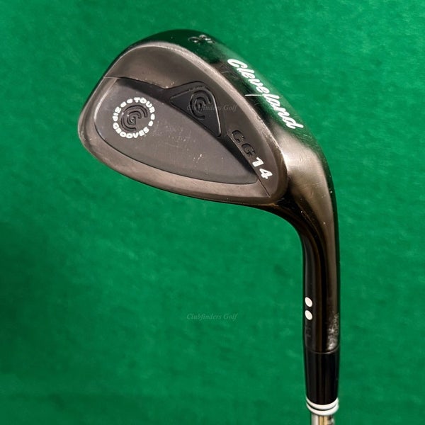 Cleveland CG14 Black Pearl 56-14 56 Sand Wedge Cleveland Traction Wedge Flex