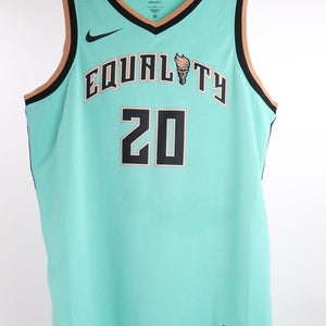 Sabrina Ionescu WNBA Nike Rebel Edition New York Liberty Equality Jersey Sz L 48