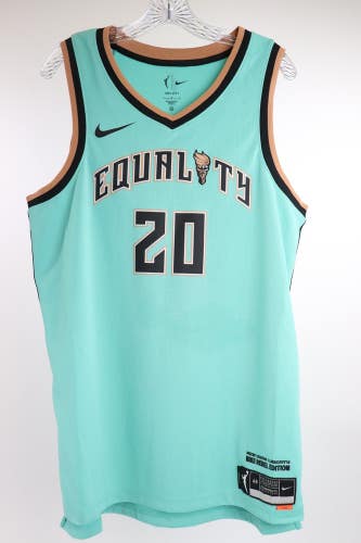 Sabrina Ionescu WNBA Nike Rebel Edition New York Liberty Equality Jersey Sz L 48