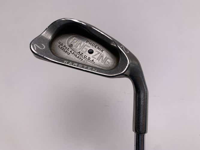Ping Zing Single 2 Iron Black Dot Karsten KT-M Regular Steel Mens RH