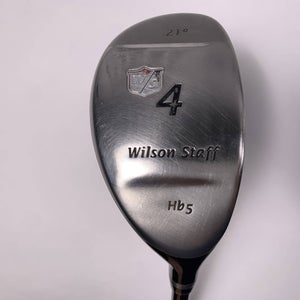 Wilson Staff HB5 4 Hybrid 21* Wilson Staff Nano Tech Stiff Graphite Mens RH