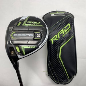 Cobra RAD Speed 3 Fairway Wood 14.5* Even Flow Riptide CB 40g Senior LH HC