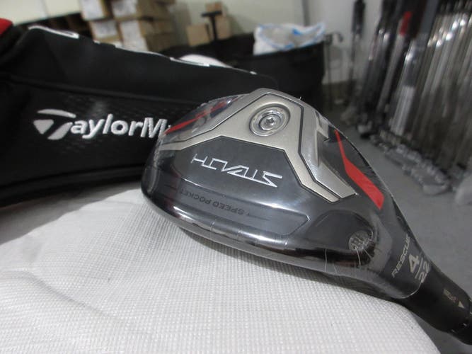 Lefty TaylorMade Stealth Plus Hybrid 4-iron - 4H - 22* - Regular Graphite - NEW