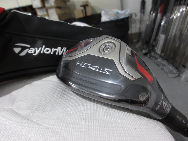 Lefty TaylorMade Stealth Plus Hybrid 4-iron - 4H - 22* - Regular Graphite - NEW
