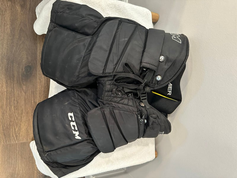 Junior Large CCM Premier Hockey Goalie Pants (Used)