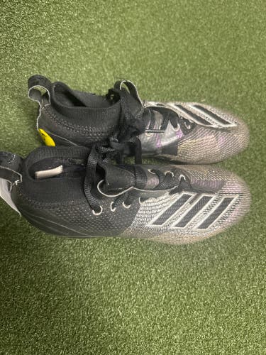 Black Unisex 5Y (Big Kids / Youth) Adidas Molded Cleats Cleats (Used)(#4812)