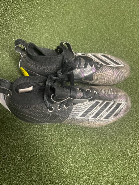 Black Unisex 5Y (Big Kids / Youth) Adidas Molded Cleats Cleats (Used)(#4812)