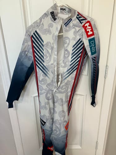 Men's Large Norwegian Helly Hansen Paddes Ski Suit (Used) FIS Legal