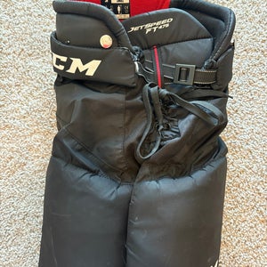 Black Junior Small CCM Jetspeed FT475 Hockey Pants (Used)