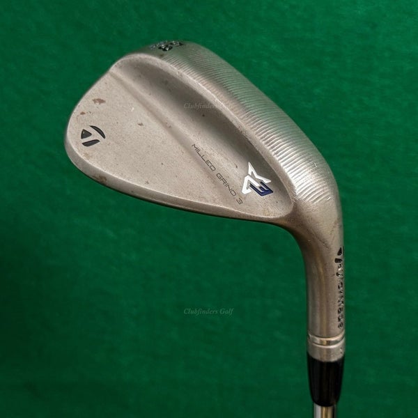 TOUR ISSUE TaylorMade Milled Grind 3 MG3 Raw 58-HB12 58 Lob Wedge Modus 3 Stiff