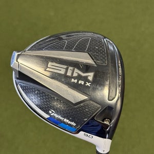 TaylorMade SIM MAX 9* Driver Stiff Flex Fujikura Ventus Blue Good 5-S