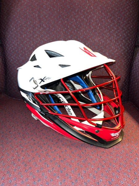 Cascade XRS Helmet White/Red OSFM