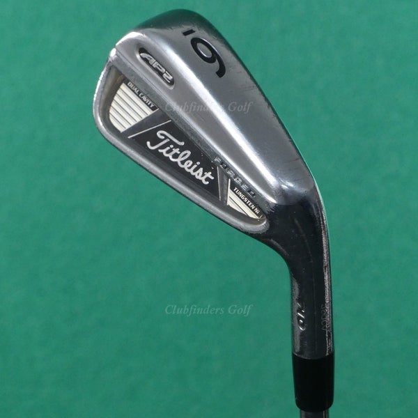 Titleist AP2 710 Forged Single 6 Iron True Temper AMT Black R300 Steel Regular