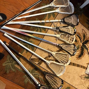 Team sale / huge lot of lacrosse stick vintage old school