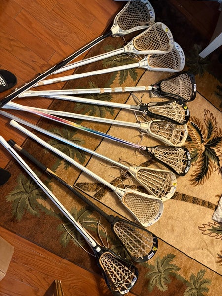 Team sale / huge lot of lacrosse stick vintage old school