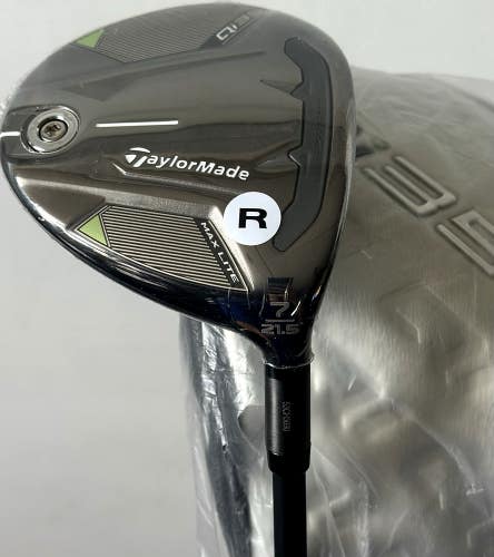TaylorMade Qi35 MAX Lite Fairway 7-Wood 21.5* Regular Vanquish w/ Cover NEW!