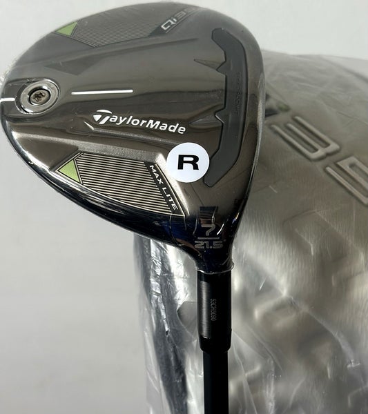 TaylorMade Qi35 MAX Lite Fairway 7-Wood 21.5* Regular Vanquish w/ Cover NEW!