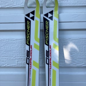 Fischer 190 cm GS Racing Skis With Bindings Max Din 18 (Used)