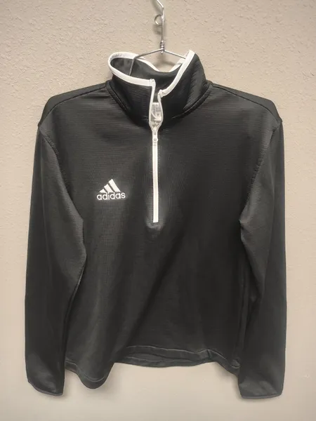 Adidas Black Women's Small Sideline Half Zip Knit Jacket (New)