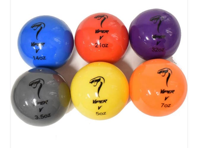 (New) lot of 6 weighted softball balls