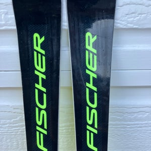 Women's Fischer 158 cm RC4 World Cup SL Skis With Bindings Max Din 18 (Used)