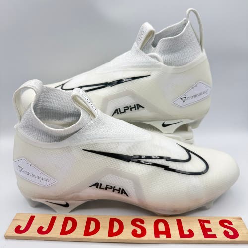 Nike Alpha Menace Elite 3 White Black Men's Football Cleats DM1792-109 Size 14


New Without Box