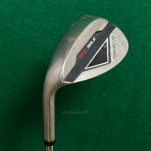 LH Top Flite Wide Sole 60 Lob Wedge Factory Stepped Steel Wedge Flex