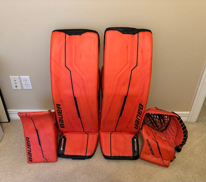 36/XL Bauer Shadow Regular Goalie Full Set
