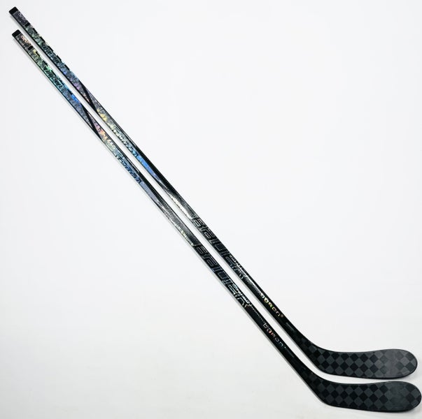New 2 Pack Custom Silver Bauer TWITCH (Hyperlite 2 Build) Hockey Sticks-LH-82 Flex-P28-Full Tactile