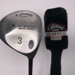 Callaway Big Bertha Warbird 3 Fairway Wood 15* RCH 96 Firm Graphite Mens RH HC