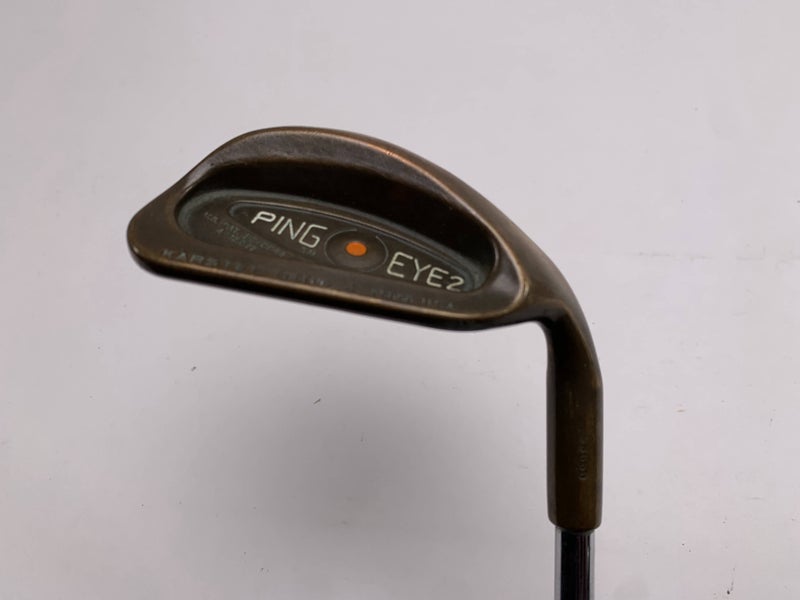Ping Eye 2 Beryllium Copper Sand Wedge SW Orange Dot 2* Flat Karsten Mens RH