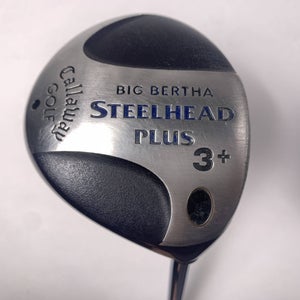 Callaway Steelhead Plus 3+ Fairway Wood 15* DG S300 Stiff Steel Mens RH
