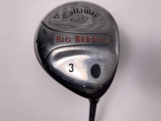 Callaway Big Bertha 2004 3 Fairway Wood 15* Big Bertha Uniflex Steel Mens RH