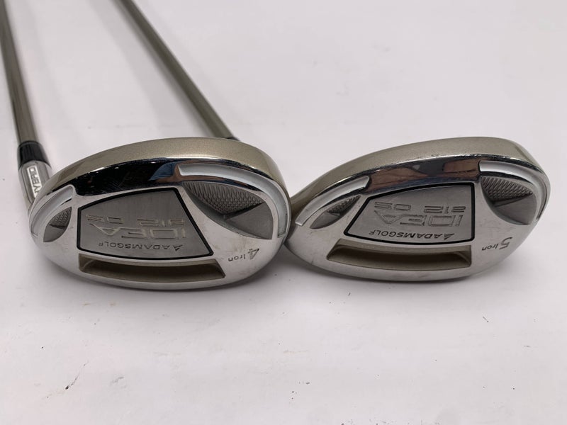 Adams Idea A12 OS 4 & 5 Hybrid Set 22* 25* Idea UltraLite Ladies Graphite RH