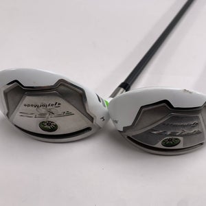 TaylorMade RocketBallz 3 & 4 Hybrid Set 19* 22* 65g Stiff Graphite Mens LH