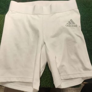Adidas White Small Women's Alphaskin Sport Compression Tight Shorts(New)
