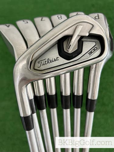 LH Titleist T300 Iron Set 4-P / KBS Tour C-Taper Lite 110 Stiff