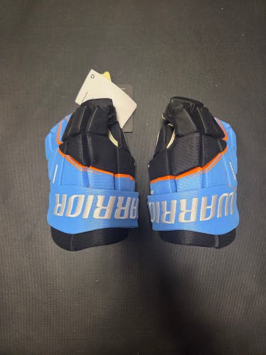 New 20th Anniversary Warrior Covert LT Deluxe Gloves Senior 14" Light blue, orange, black, white