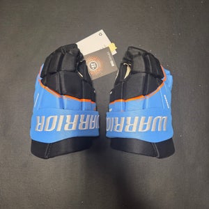 New 20th Anniversary Warrior Covert LT Deluxe Gloves Junior 12" Light blue, orange, black, white