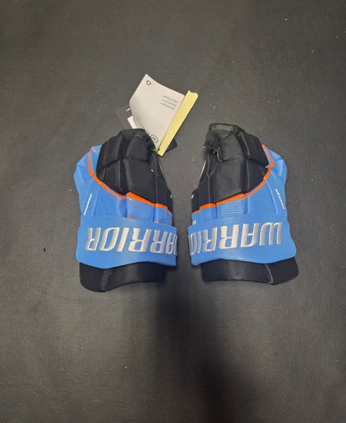 New 20th Anniversary Warrior Covert LT Deluxe Gloves Junior 11" Light blue, orange, black, white