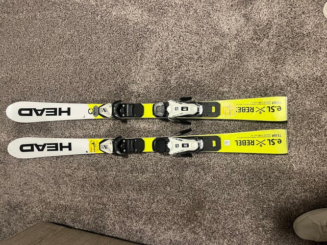 HEAD World Cup Rebels e.SL 126 cm Racing Skis (Used)