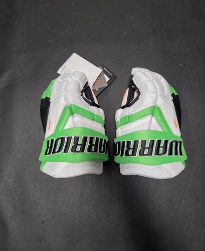 New 20th Anniversary Warrior Alpha Deluxe Gloves Senior 14" Green/White/Black