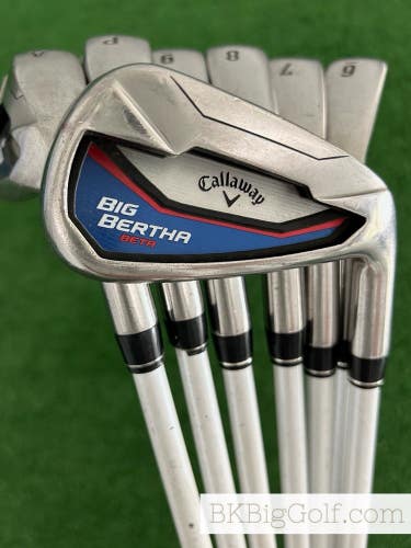 Callaway Big Bertha Beta Iron Set 5-A / Fujikura Air Speeder Regular Graphite
