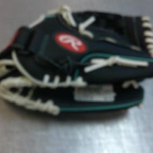 Used Rawlings FASTPITCH BB/SB Glove RH Throw Black 11 1/2" 11339-S000195264