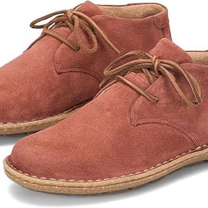 Born Naula II Boots Women's US 9.5 Brown Suede Almond Toe Ankle Bootie PQ747