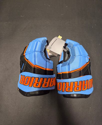 New 20th Anniversary Warrior Covert Deluxe Gloves Senior 13" Light blue/orange/black
