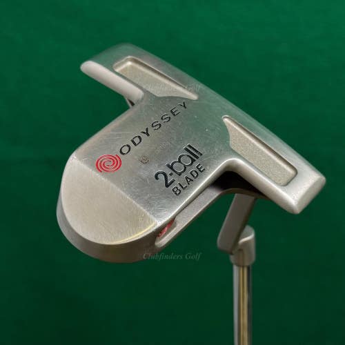 Odyssey White Hot 2-Ball Blade Plumbers-Neck 35" L-Neck Putter Golf Club