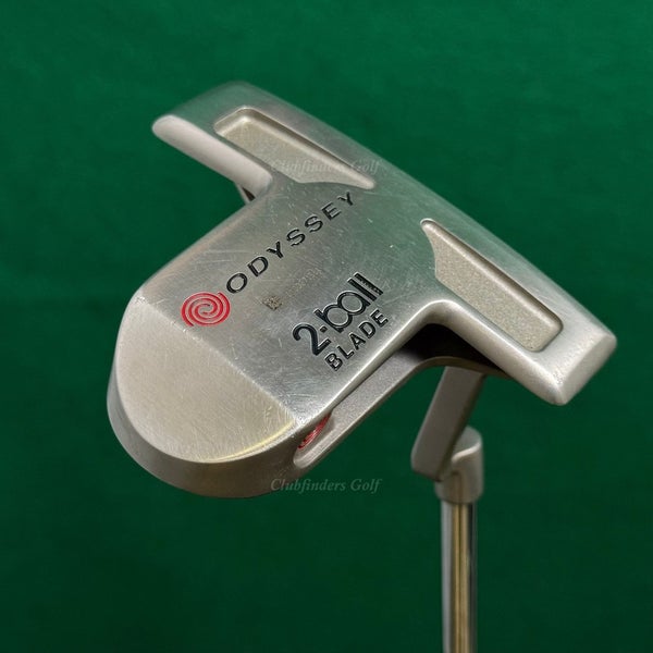 Odyssey White Hot 2-Ball Blade Plumbers-Neck 35" L-Neck Putter Golf Club