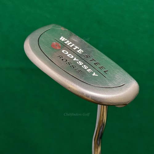 Odyssey White Steel Rossie 33.25" Double-Bend Mid-Mallet Putter Golf Club