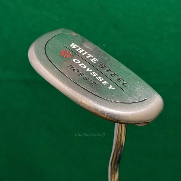 Odyssey White Steel Rossie 33.25" Double-Bend Mid-Mallet Putter Golf Club